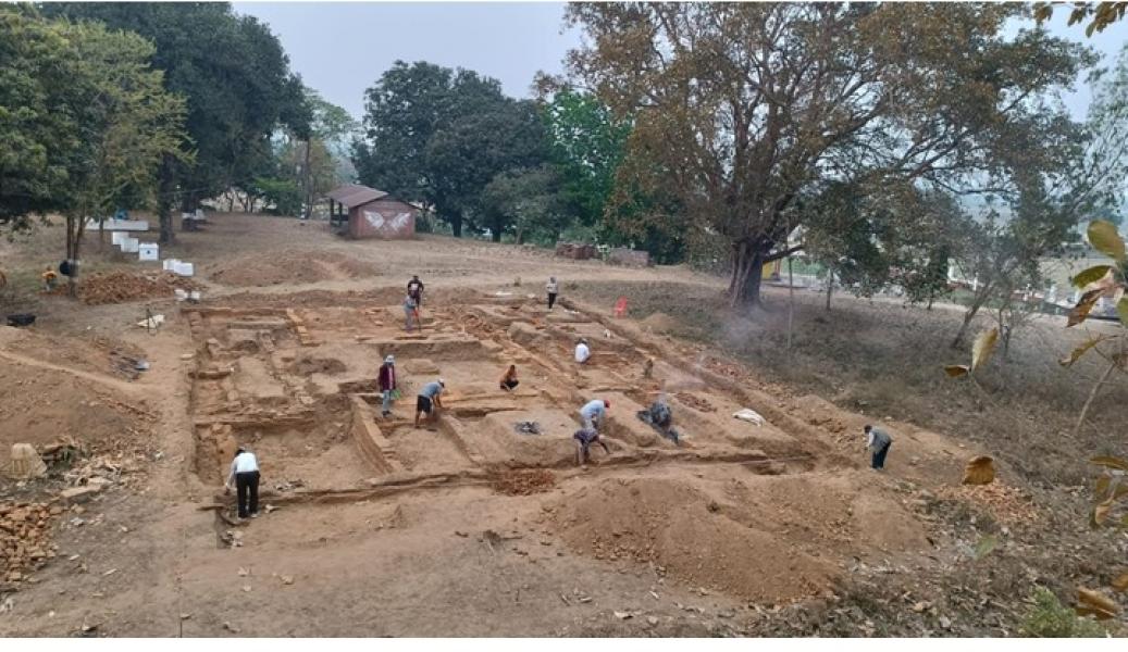 किच्चकबधमा उत्खननका क्रममा ‘दरबारको जग’ भेटियो