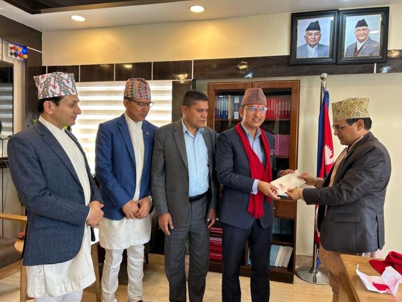 नेप्सेका सिइओले बुझे नियुक्ती पत्र