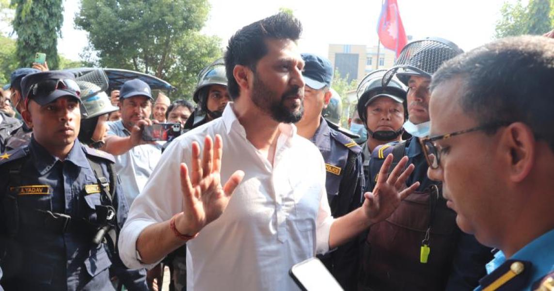 रवि लामिछाने रूपन्देही कारागार चलान