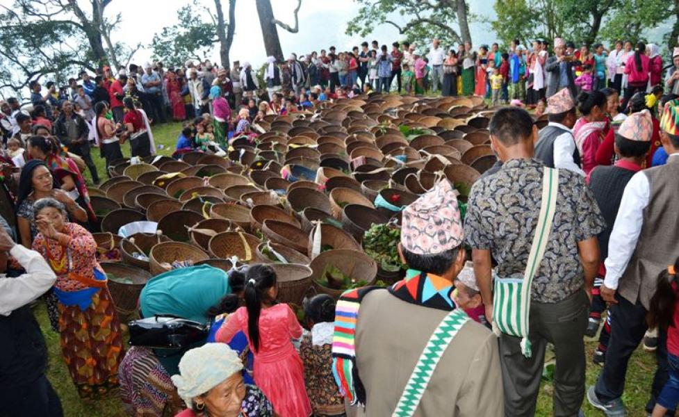 ढ्वाङकुम पर्व मनाउँदै वाम्बुले राई समुदाय