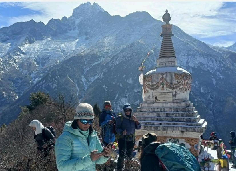 सगरमाथा क्षेत्रमा पर्यटक आगमन वृद्धिः चैतमा १२ हजार भित्रिए