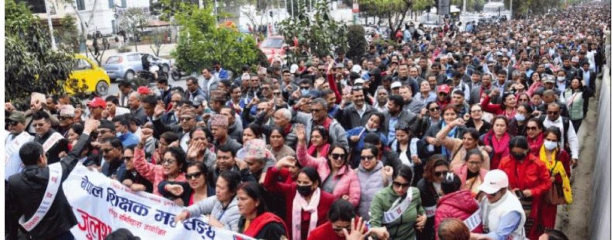 शिक्षक आन्दोलन : पारस्परिक संवादबाट ‘प्याकेज’मै निकास खोजिँदै