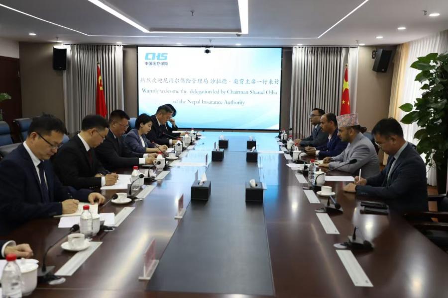 बिमा प्राधिकरण र चीनको सिचुवान हेल्थ सेक्युरिटीबीच स्वास्थ्य बिमा सम्बन्धी छलफल