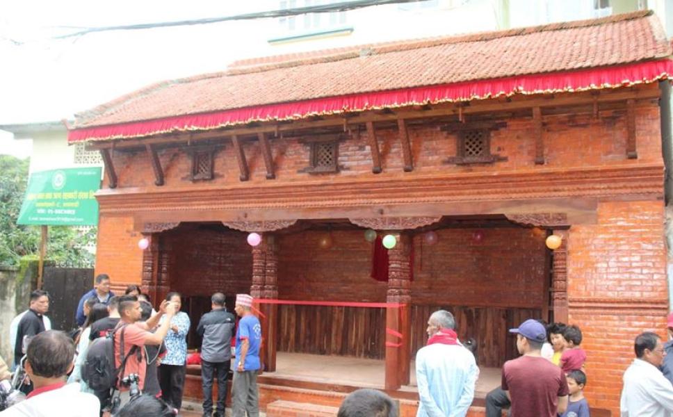 ‘ग्वलः दे फल्चा’ र ‘नरसिंह’ पाटी पुनःनिर्माण  सम्पन्न