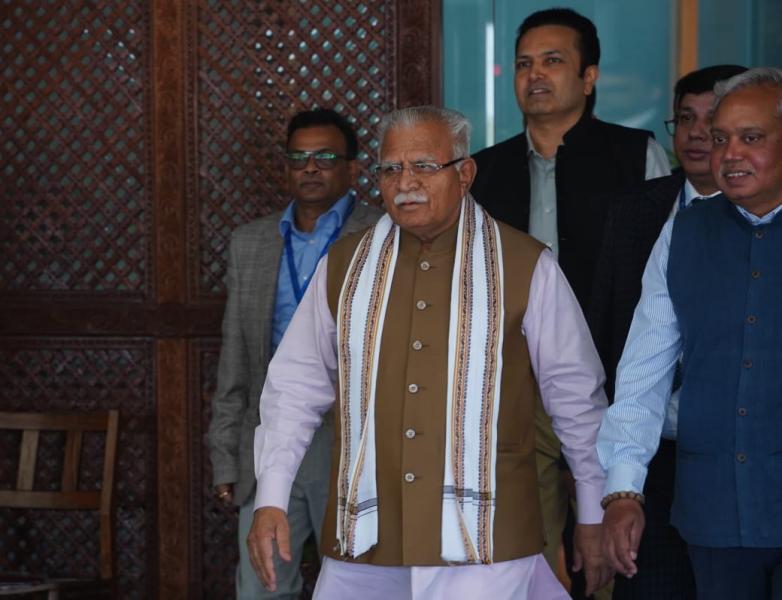 भारतीय विद्युतमन्त्री मनोहरलाल खट्टर काठमाडौंमा