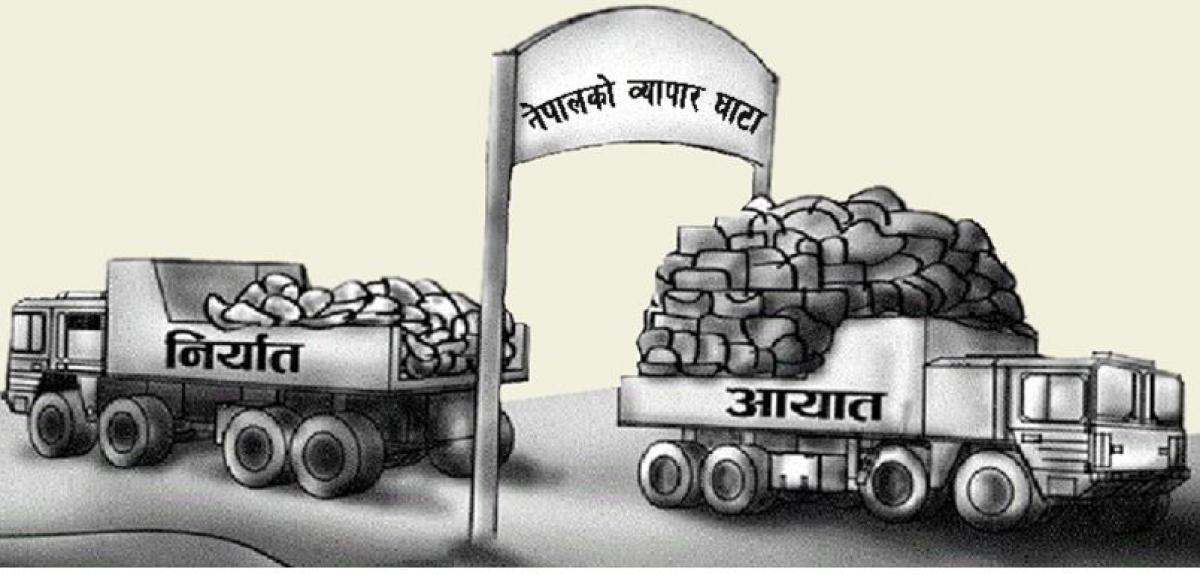 चीनसँग नेपालको  व्यापार घाटा बढ्दै