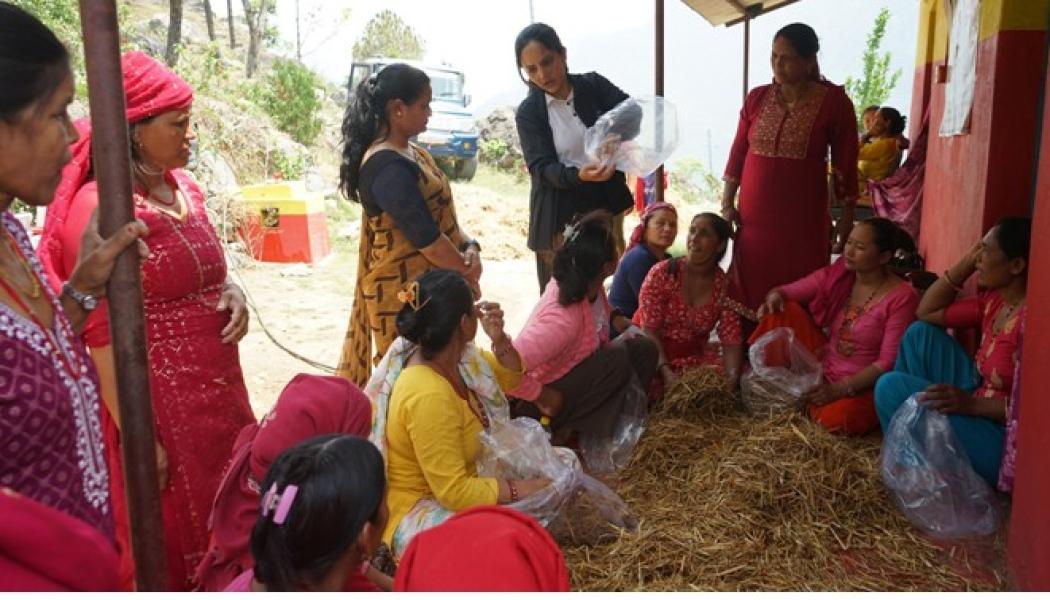 म्याग्दीमा ‘आमा समूहसँग उपमेयर’ कार्यक्रम