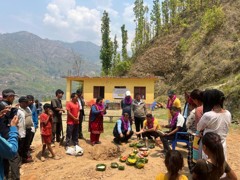 सिद्धार्थ बैंकको सहयोगमा श्री जनप्रिय आधारभुत विद्यालय भवनको पुनर्निर्माण सुरु