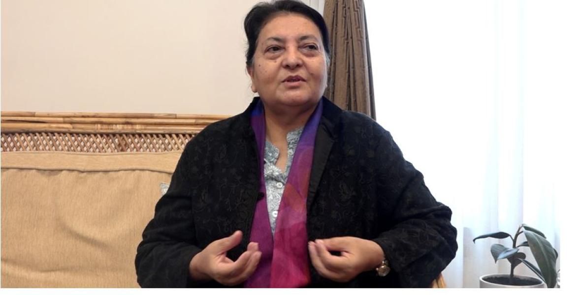 मेरो अबको बाँकी जीवन राष्ट्रका निम्ति रहन्छ : पूर्वराष्ट्रपति भण्डारी