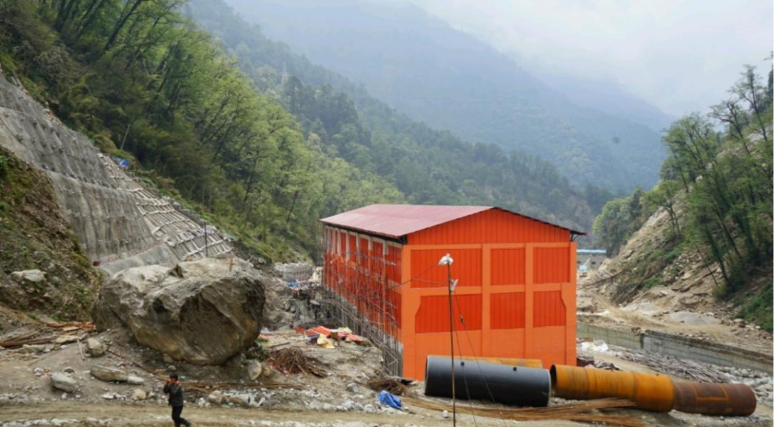 माथिल्लो ठूलोखोला जलविद्युत् आयोजना निर्माणको अन्तिम चरणमा