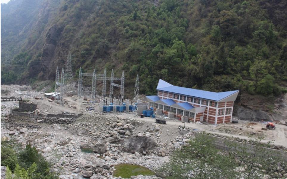 २१ दशमलव तीन मेगावाट क्षमताको ठूलोखोला जलविद्युत् आयोजना अन्तिम चरणमा