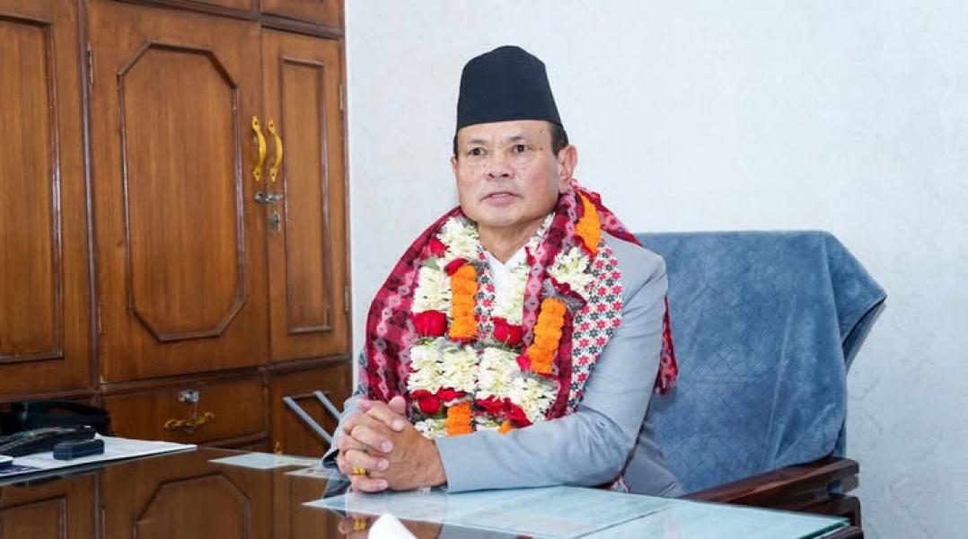 उर्जा राज्यमन्त्री खमबहादुर गर्बुजाल गरे पदभार ग्रहण
