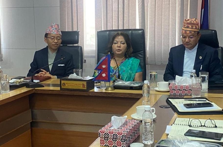 सगरमाथा संवादको अन्तिम तयारीमा छौँ : परराष्ट्रमन्त्री