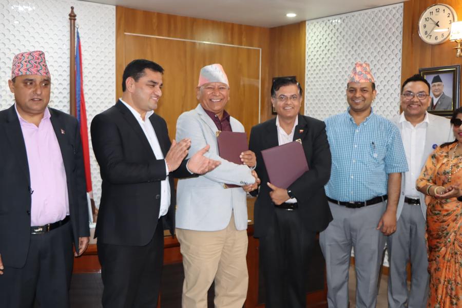 आँखा उपचार सेवा विस्तार गर्न स्वास्थ्य मन्त्रालय र नेत्रज्योती सँगबीच सम्झौता