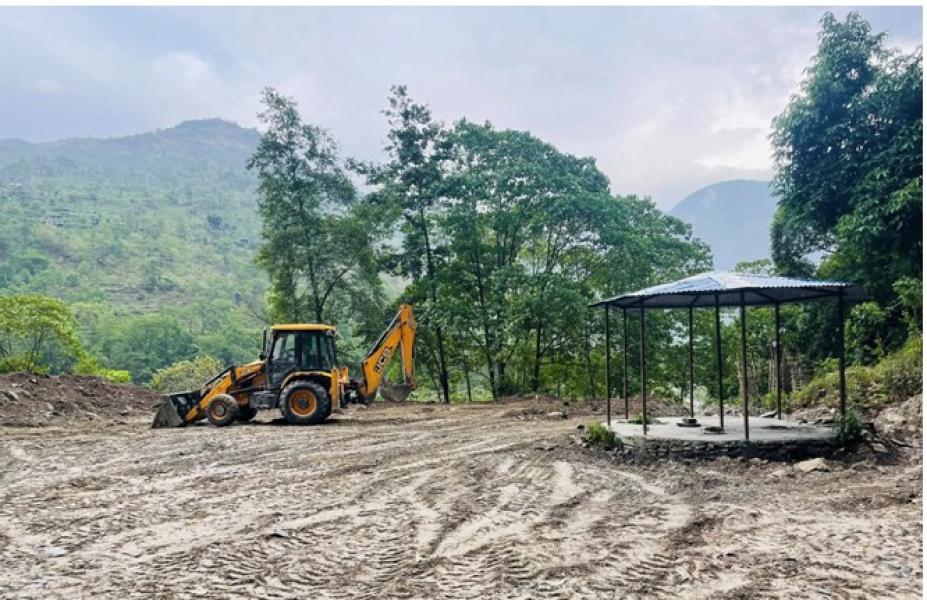 नयाँ पर्यटकीय गन्तव्य दुधेखोलाको कोप्रे झरनामा ‘लभ्ली पार्क’ निर्माण सुरु