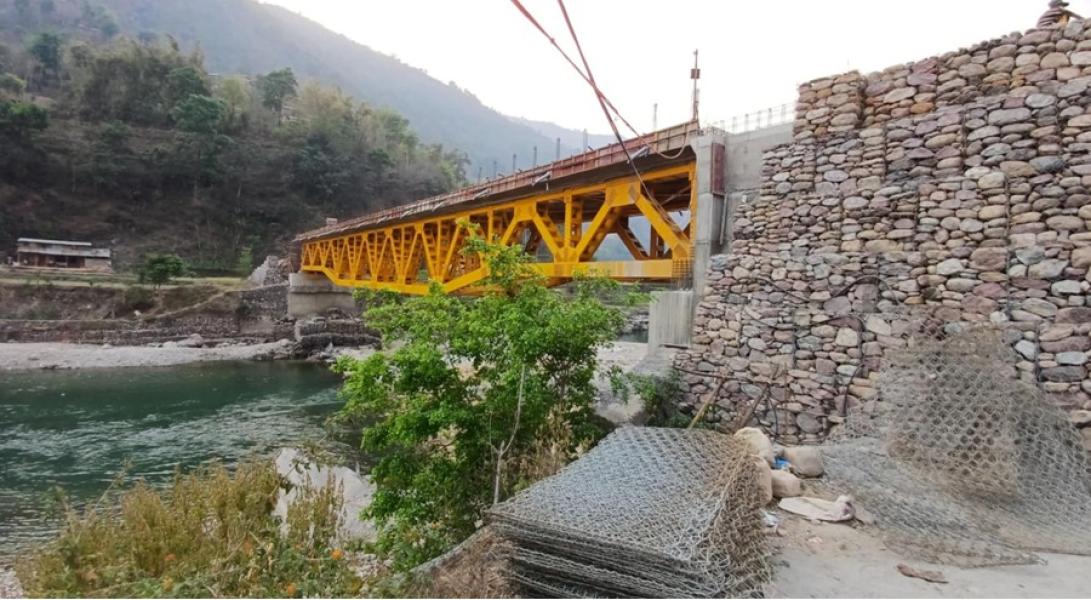 झेँदी पुल निर्माण सम्पन्न