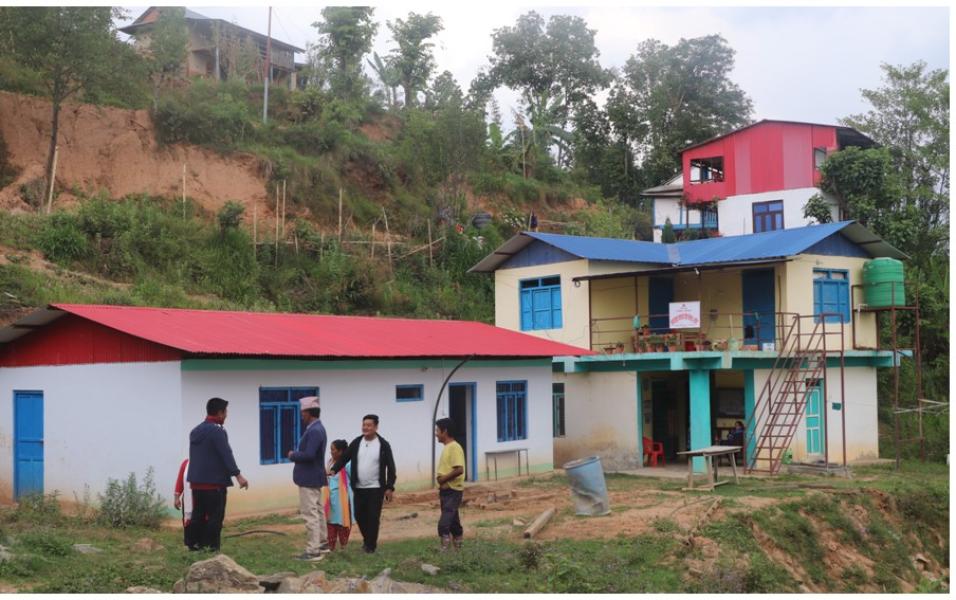 भोजपुरको कोटमा प्रसूति भवन निर्माण