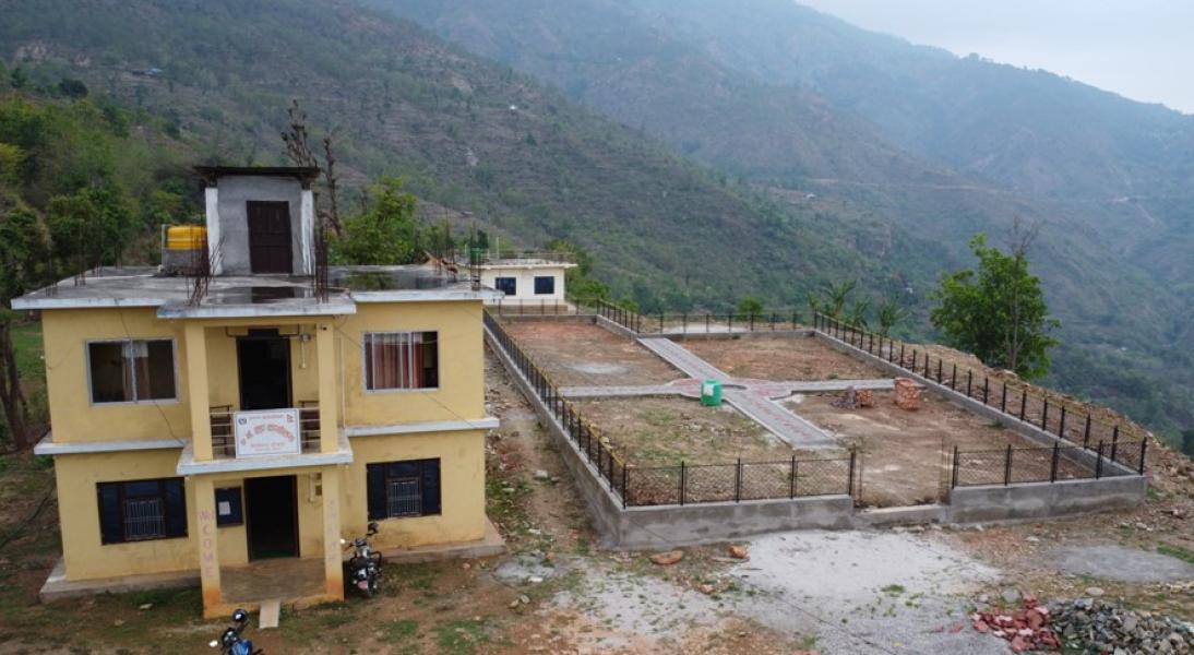 सिक्रेटारमा बालउद्यान निर्माण