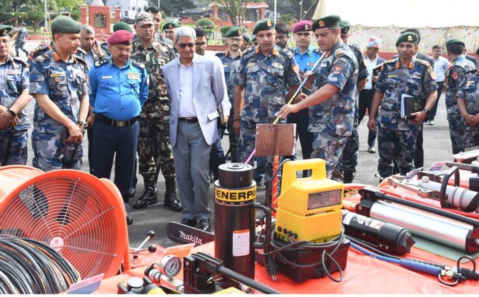 विपद् व्यवस्थापनका लागि चौबिसै घण्टा तयार रहन गृहमन्त्री लेखकको निर्देशन