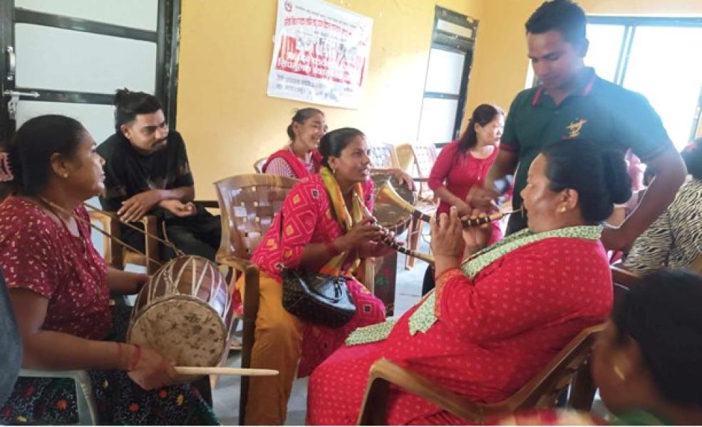 संस्कृति संरक्षण गर्न पञ्चेबाजा तालिम