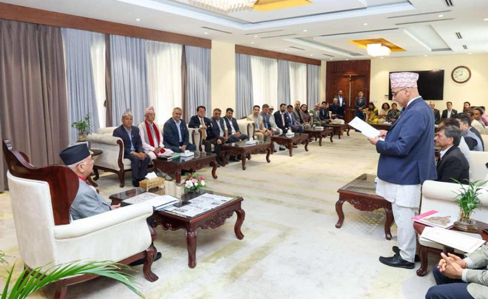 प्रधानमन्त्रीसमक्ष निर्यात व्यवसायी महासङ्घको सुुझाव प्रस्तुत