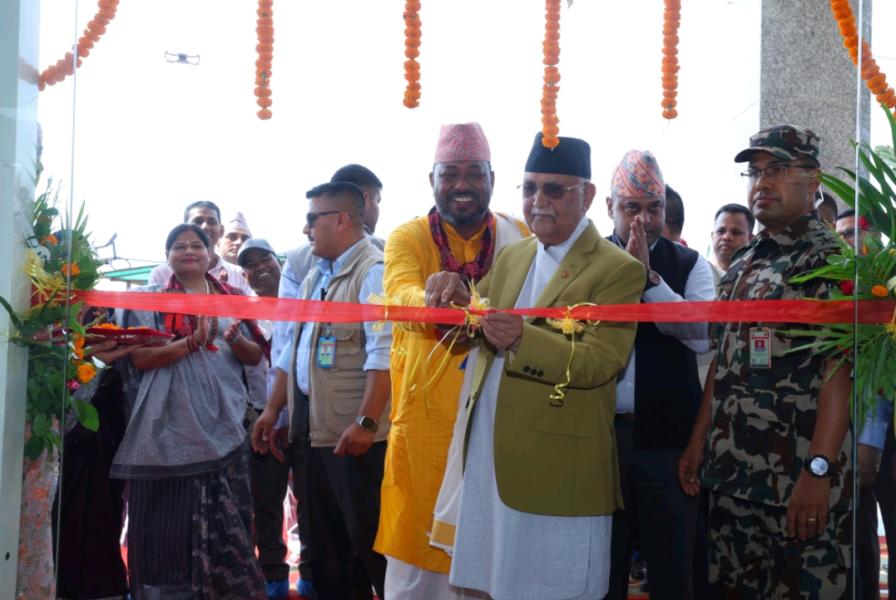 प्रधानमन्त्रीबाट जीवन विकास सामुदायिक अस्पताल उद्घाटन