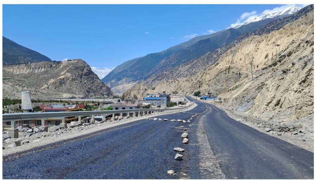 बेनी-जोमसोम-कोरला सडकखण्डको ८४ प्रतिशत भौतिक प्रगति