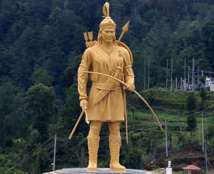 बुइपामा ११० फिट अग्लो यलम्बरको प्रतिमासहित पार्क निर्माण