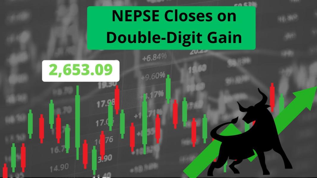 NEPSE Closes on Double-Digit Gain After 4-Day Losing Streak