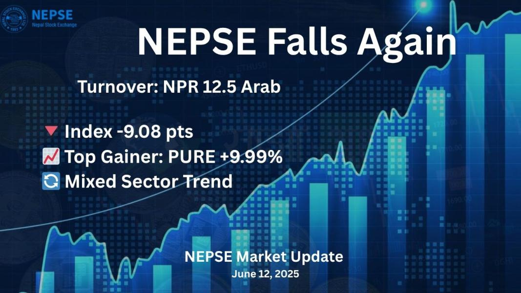 NEPSE Market Dips Amid Rising Turnover: What Investors Should Watch Next