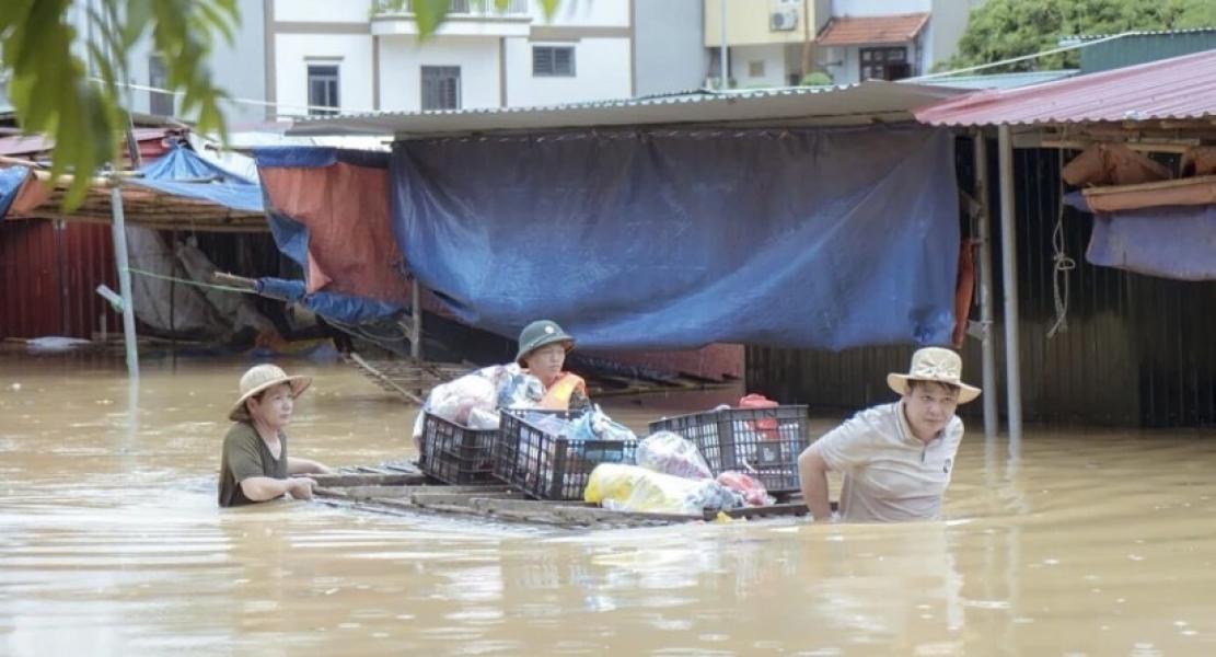 भियतनाममा आँधीका कारण बाढी, पाँच जनाको मृत्यु, दुई बेपत्ता