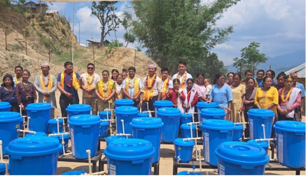 स्वच्छ पानी उपभोग गराउन ‘बायो स्याण्ड फिल्टर’ वितरण