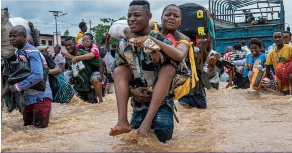 कङ्गोमा भारी वर्षाका कारण २९ जनाको मृत्यु