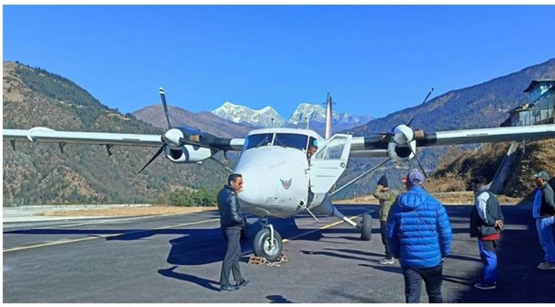 फाप्लु विमानस्थलमा सत्र दिनपछि उडान