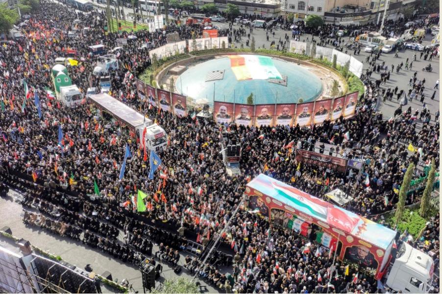 इजरायलसँगको युद्धमा मारिएका इरानी शहीदहरूलाई राष्ट्रिय श्रद्धाञ्जली