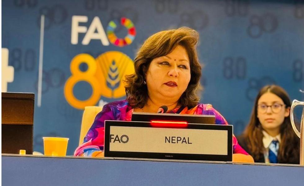 विश्व समुदायलाई परराष्ट्रमन्त्रीको आह्वान : जलवायुजन्य जोखिम घटाउन बलियो सहकार्य आवश्यक छ