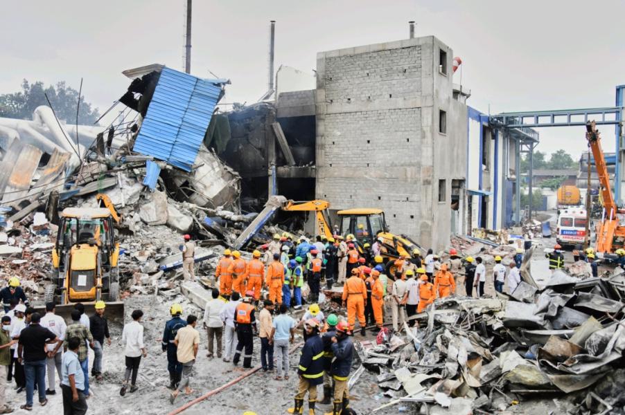 दक्षिणी भारतको एक औषधि कारखानामा विस्फोट हुँदा ३६ जनाको मृत्यु