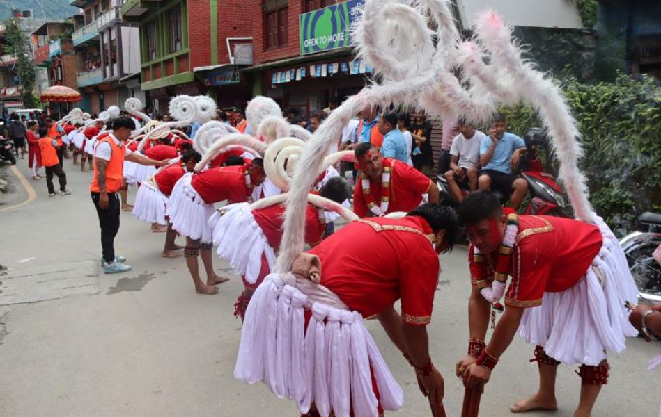 रावणलाई जितेको खुसियालीमा नाचिन्छ हनुमान नाच