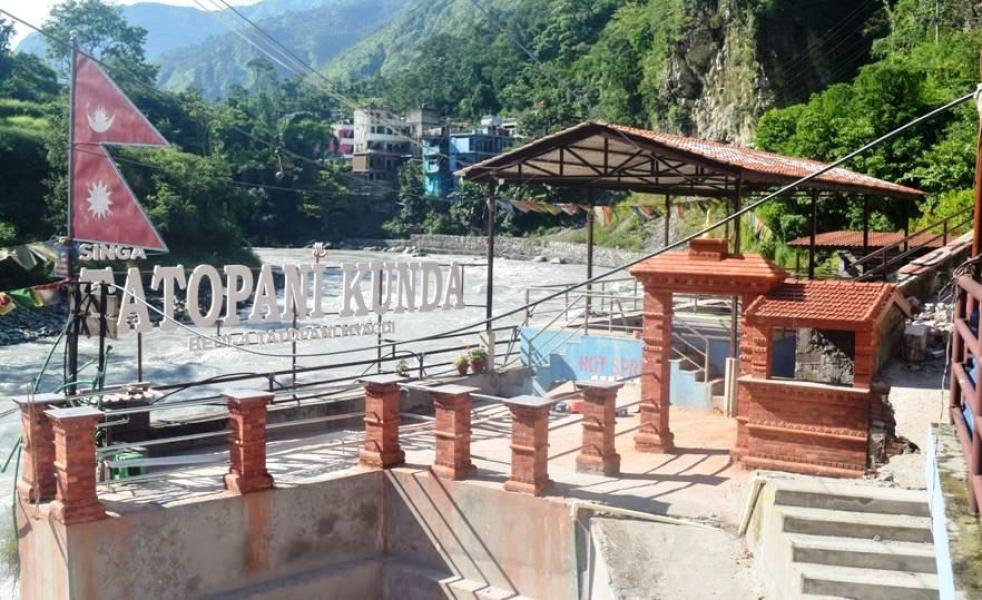 पूर्वाधार र प्रविधिमैत्री बन्दै तातोपानी कुण्ड