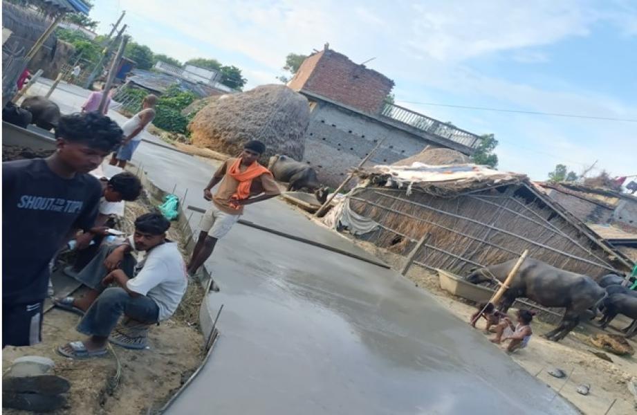 पाहुना बोलाउन लाज मान्ने बस्तीमा पक्की सडकले ल्याएको खुसी