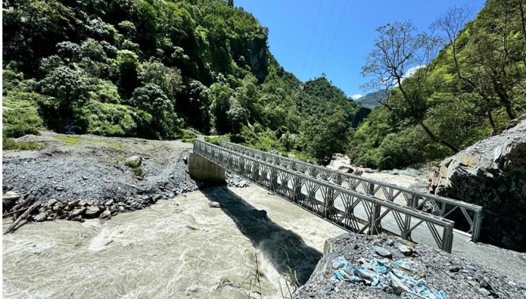 बेलिब्रिज निर्माण सम्पन्न