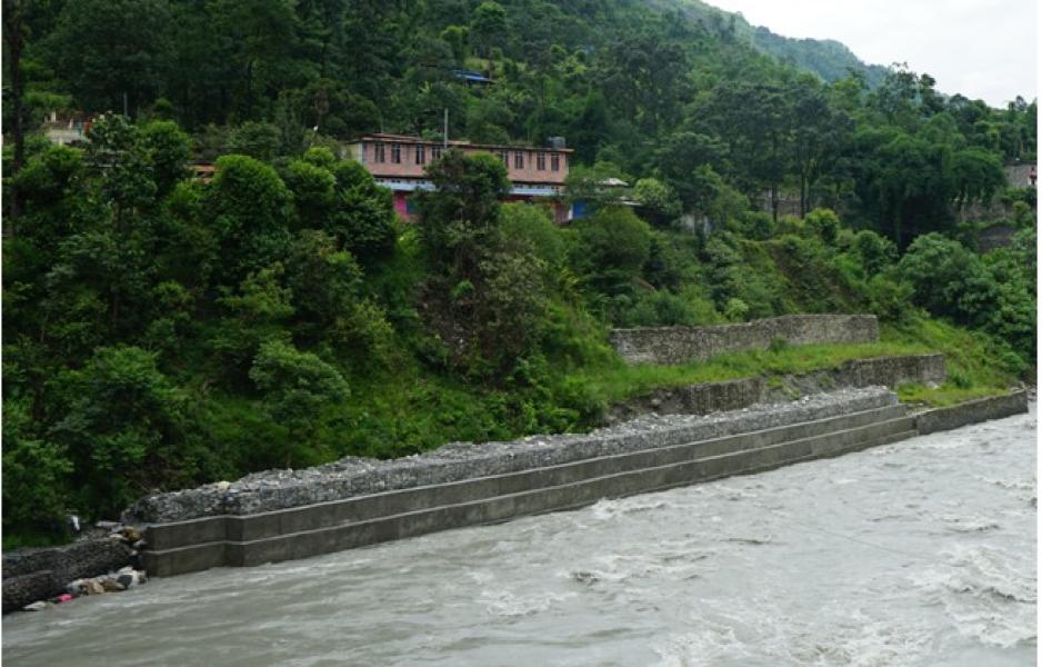 तीन करोडको लागतमा नदी नियन्त्रण योजना सम्पन्न
