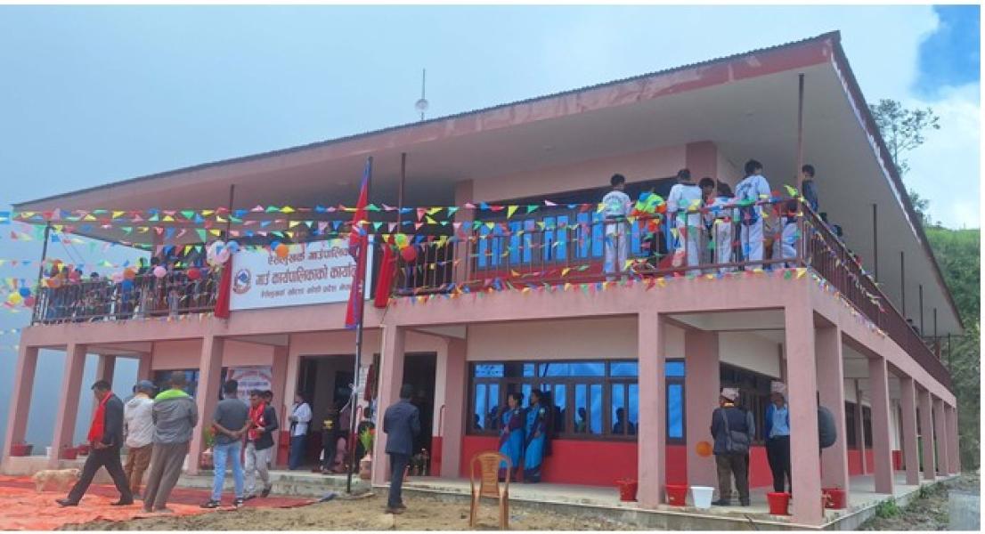 प्रशासनिक भवन निर्माण सम्पन्न