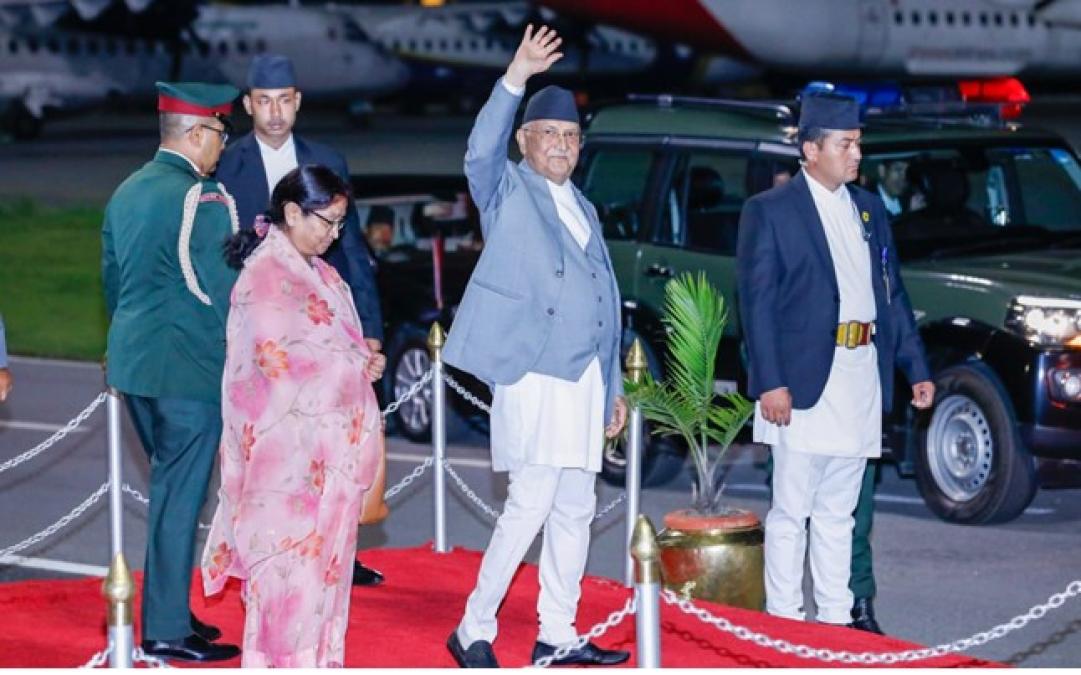 प्रधानमन्त्री ओली तुर्कमेनिस्तान प्रस्थान