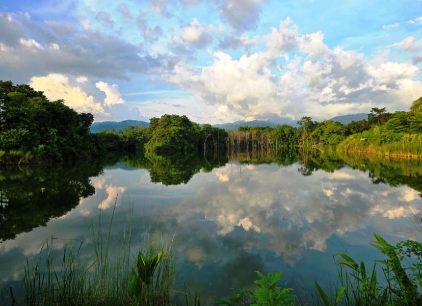 कृत्रिम जलाशयकाे साैन्दर्य