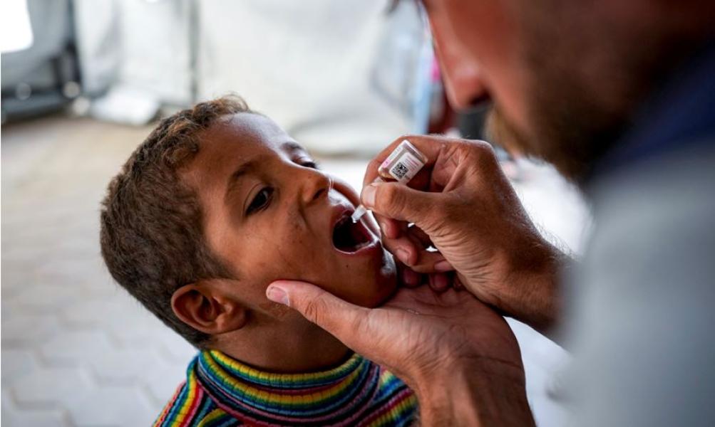 २५ वर्षमा पहिलो मामिला देखिएपछि युद्धग्रस्त गाजामा ठूलो मात्रामा पोलियो खोप अभियान सुरु
