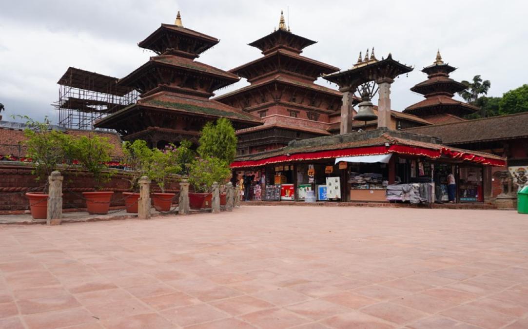 रैथाने इँटा बिछ्याएपछि पाटन दरबार क्षेत्र थप आकर्षक