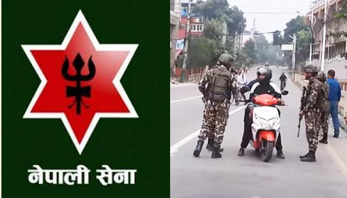 अराजक गतिबिधि अझै हुनसक्छ, आज दिनभर निषेधाज्ञा र रातभर कर्फ्यू जारी रहन्छ- नेपाली सेना