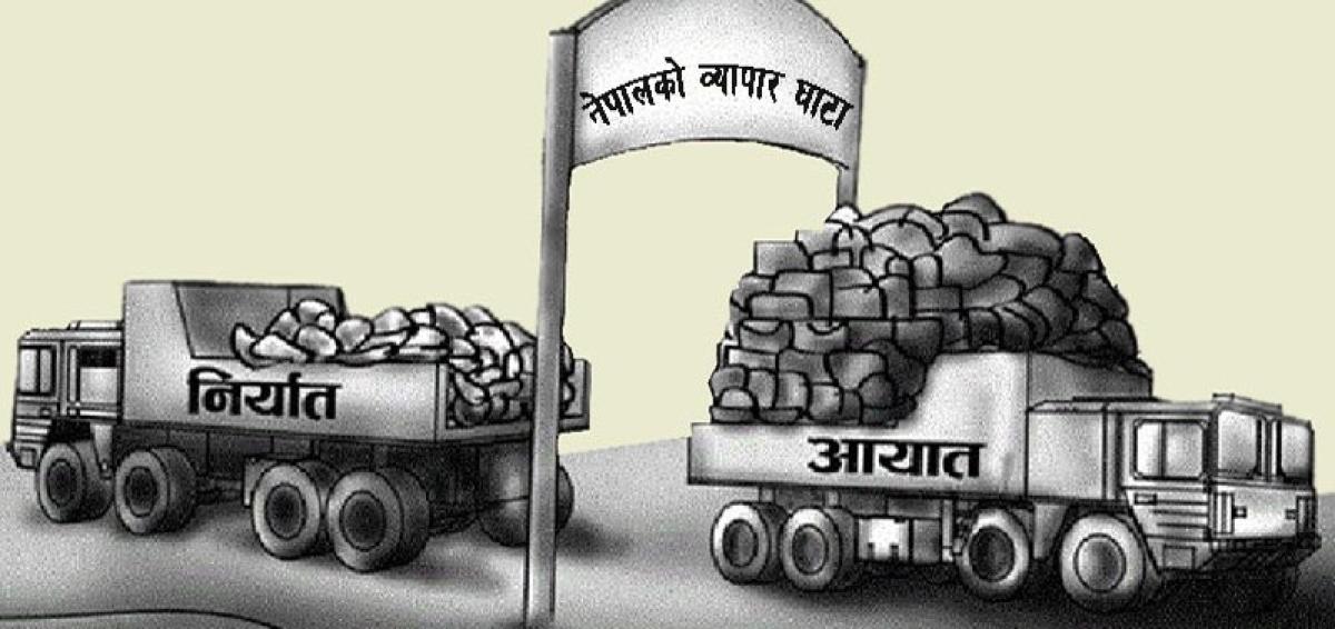 आर्थिक वर्षको पहिलो महिनामा मुलुकको व्यापार घाटा १ खर्ब १९ अर्ब ११ करोड
