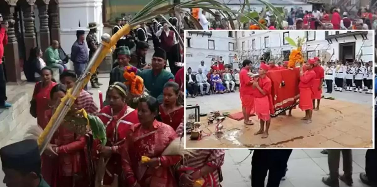 बडादशैँको सप्तमी: आज शुभसाइतमा फूलपाती भित्र्याइदै